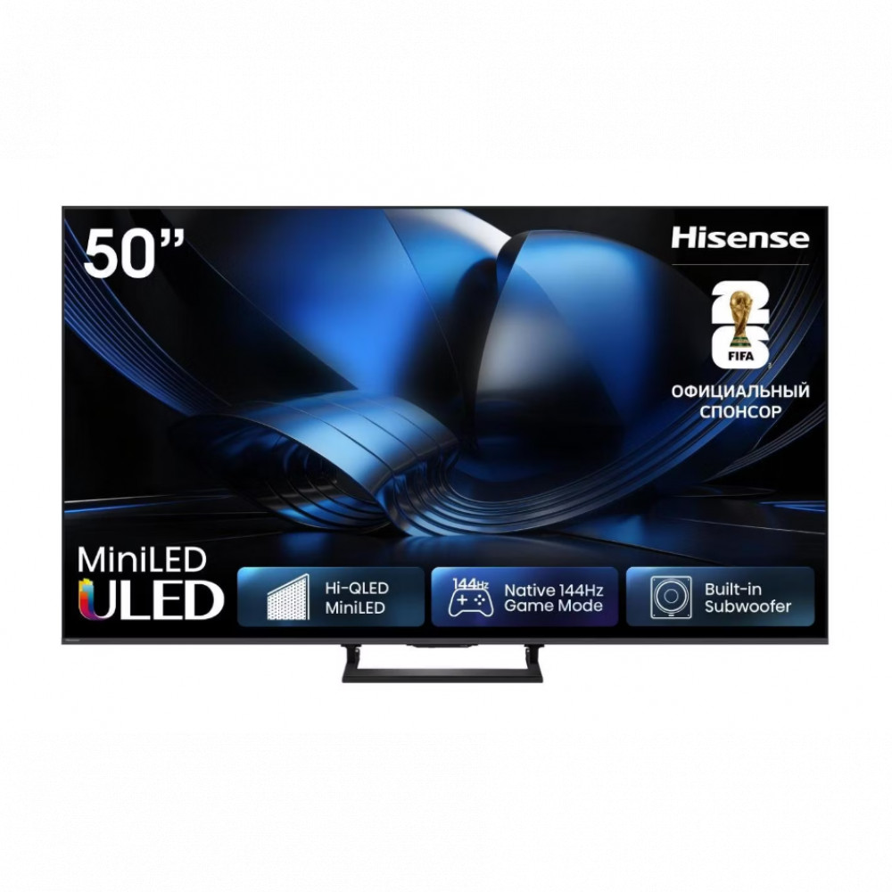 Телевизор Hisense 50U7S RU 50 ", Smart TV, Черный — фото товара
