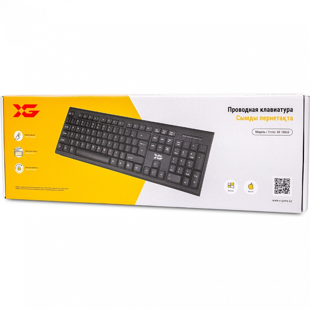 Клавиатура X-Game XK-100UB Проводная, USB - миниатюра 3