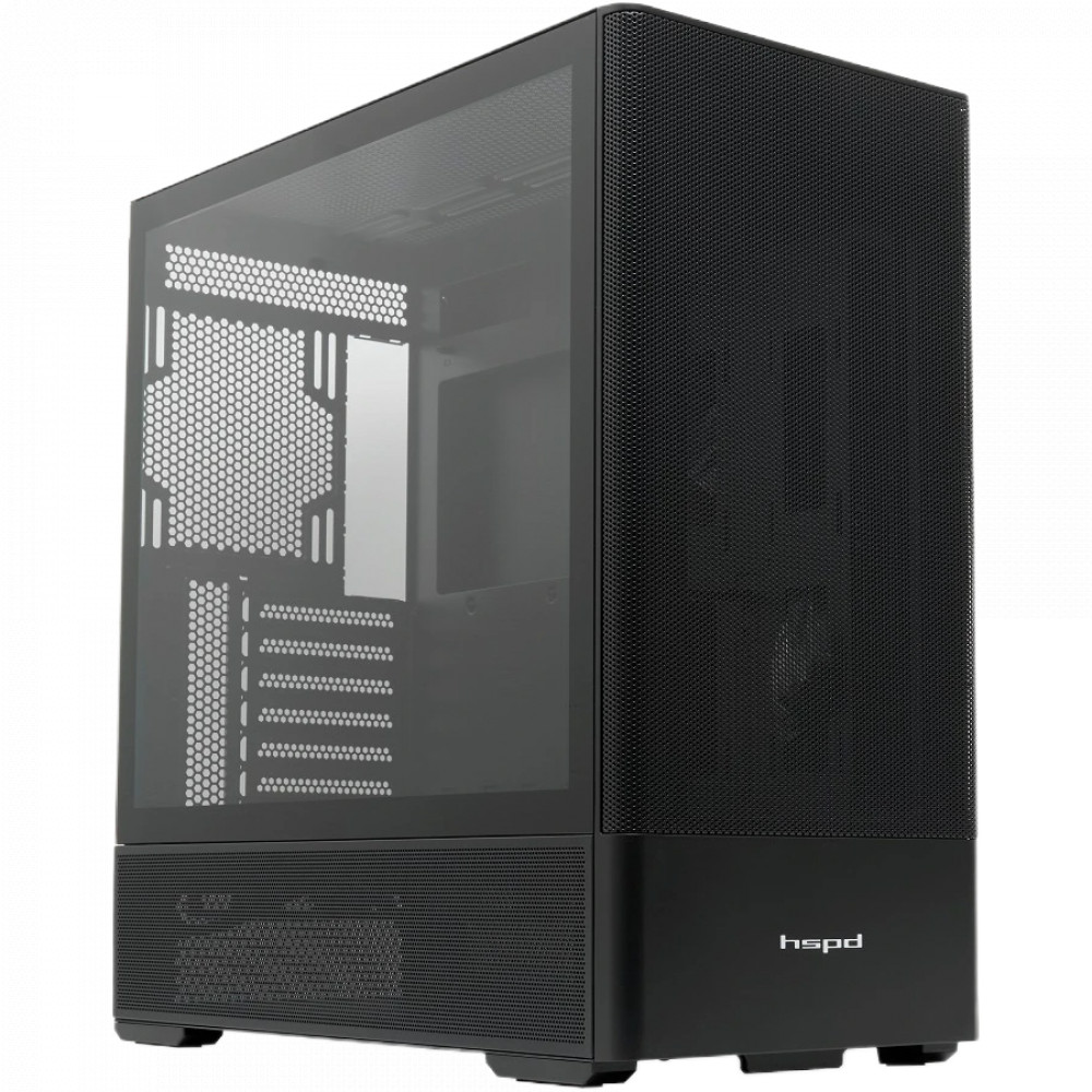 Корпус HSPD M712-TGBK Black Mid-Tower — фото товара