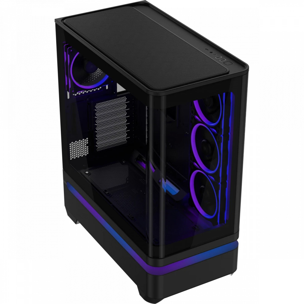 Корпус Asus Prime AP304 TG ARGB Black 90DC0110-B19000 Mid-Tower - миниатюра 2