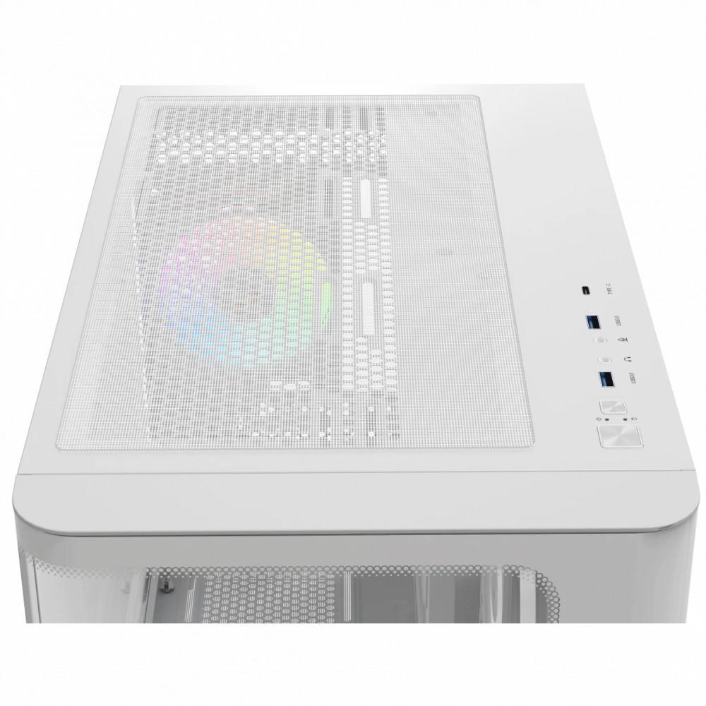 Корпус Ocypus Iota C70 Curve WH ARGB Iota C70 WH Curve ARGB Digital Mid-Tower - миниатюра 4