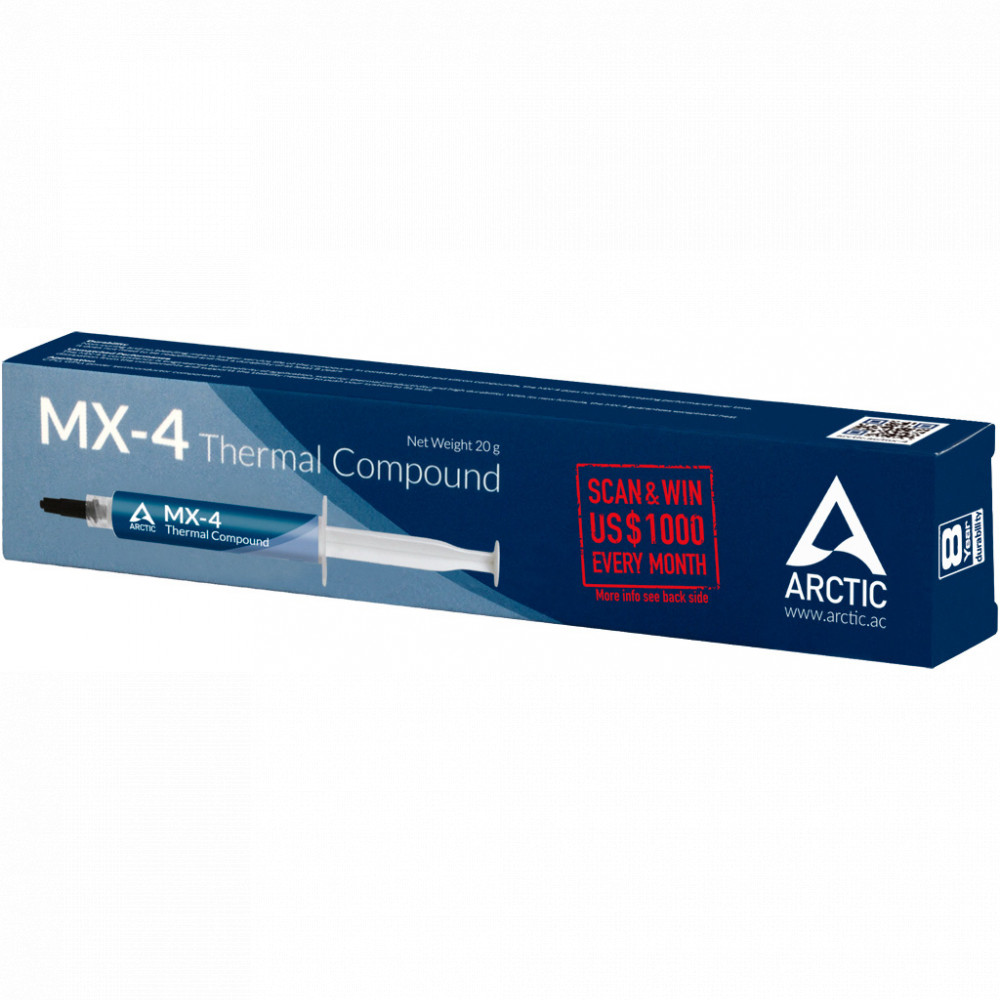 Система охлаждения ARCTIC MX-4 20г ACTCP00001B - миниатюра 2