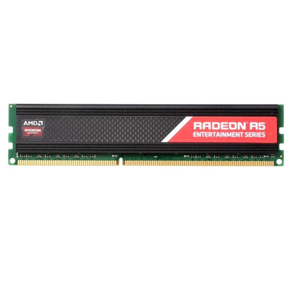 ОЗУ AMD Radeon™ DDR3 1600 DIMM R5 Entertainment Series Black Gaming Memory R5S34G1601U1S DIMM, DDR3, 4 Гб, 1600 МГц — фото товара