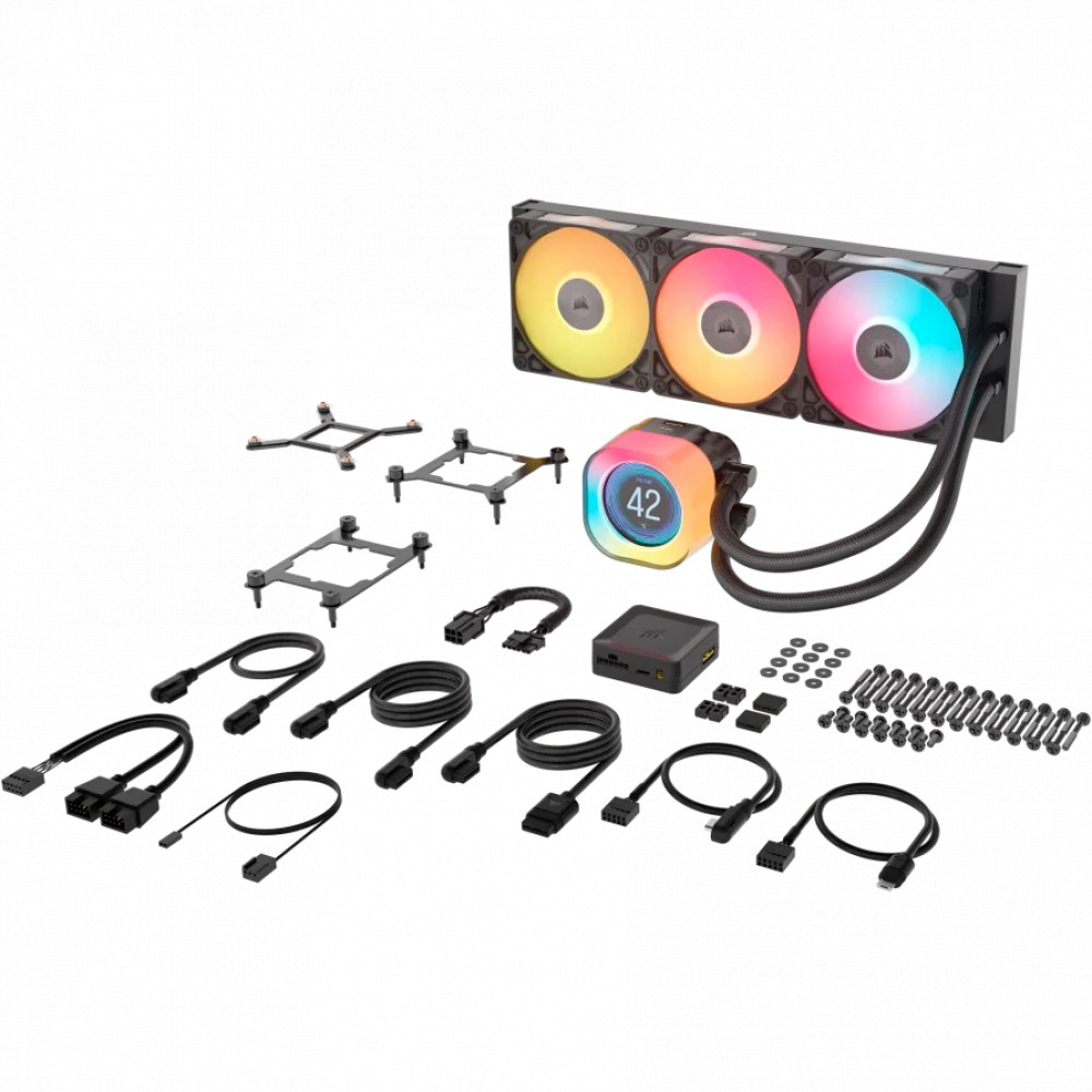 Система охлаждения Corsair iCUE LINK TITAN 360 RX LCD Black CW-9061023-WW Для процессора - миниатюра 5