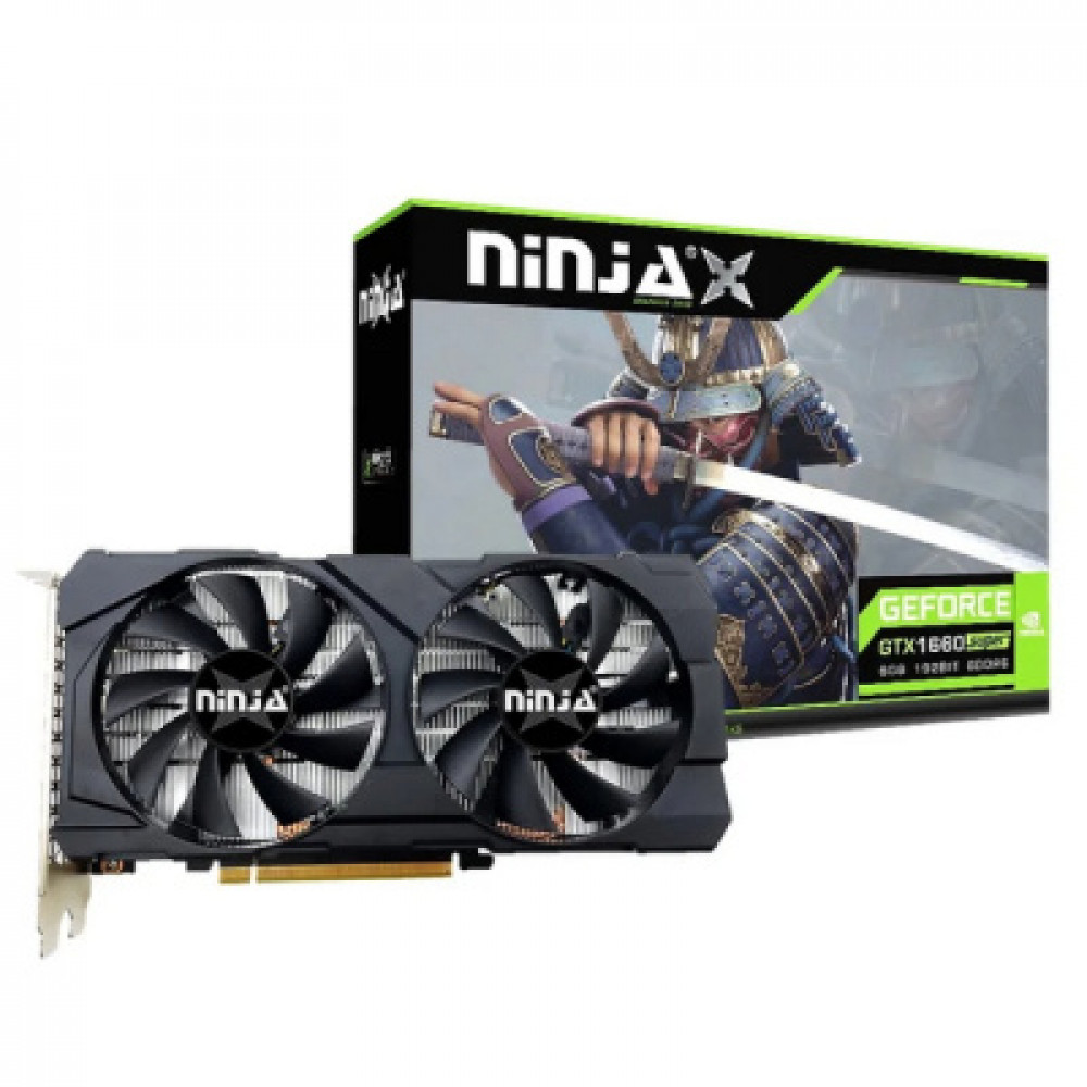Видеокарта Ninja GTX 1660 SUPER PCIE (1408SP) NF166SF66F 6 ГБ — фото товара