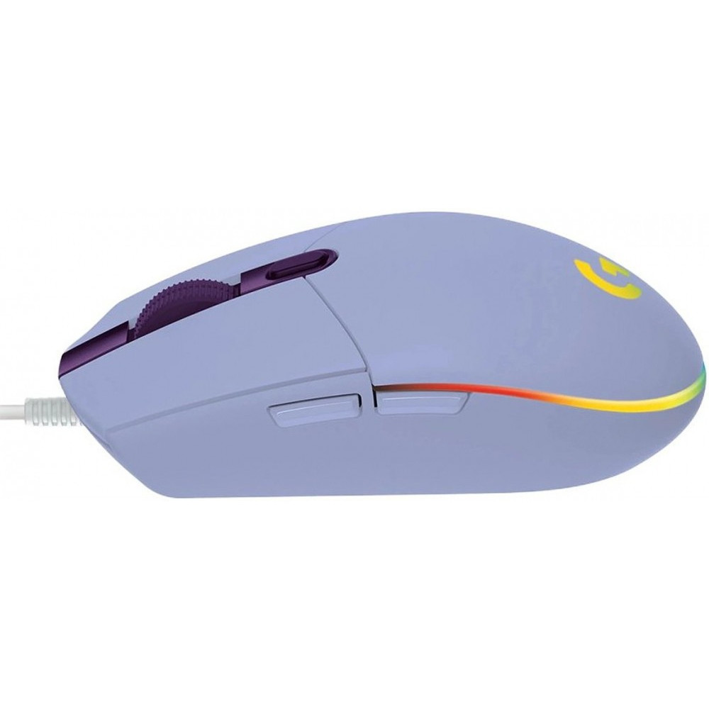 Мышь Logitech G102 LightSync Lilac 910-005854 Игровые, Проводная - миниатюра 3