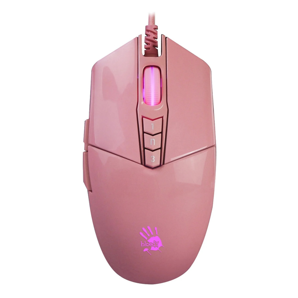 Мышь A4Tech P91S PINK ACTIVATED Игровые, Проводная — фото товара