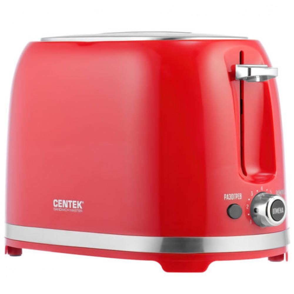 Тостер Centek CT-1432 CT-1432 RED 850 Вт - миниатюра 4