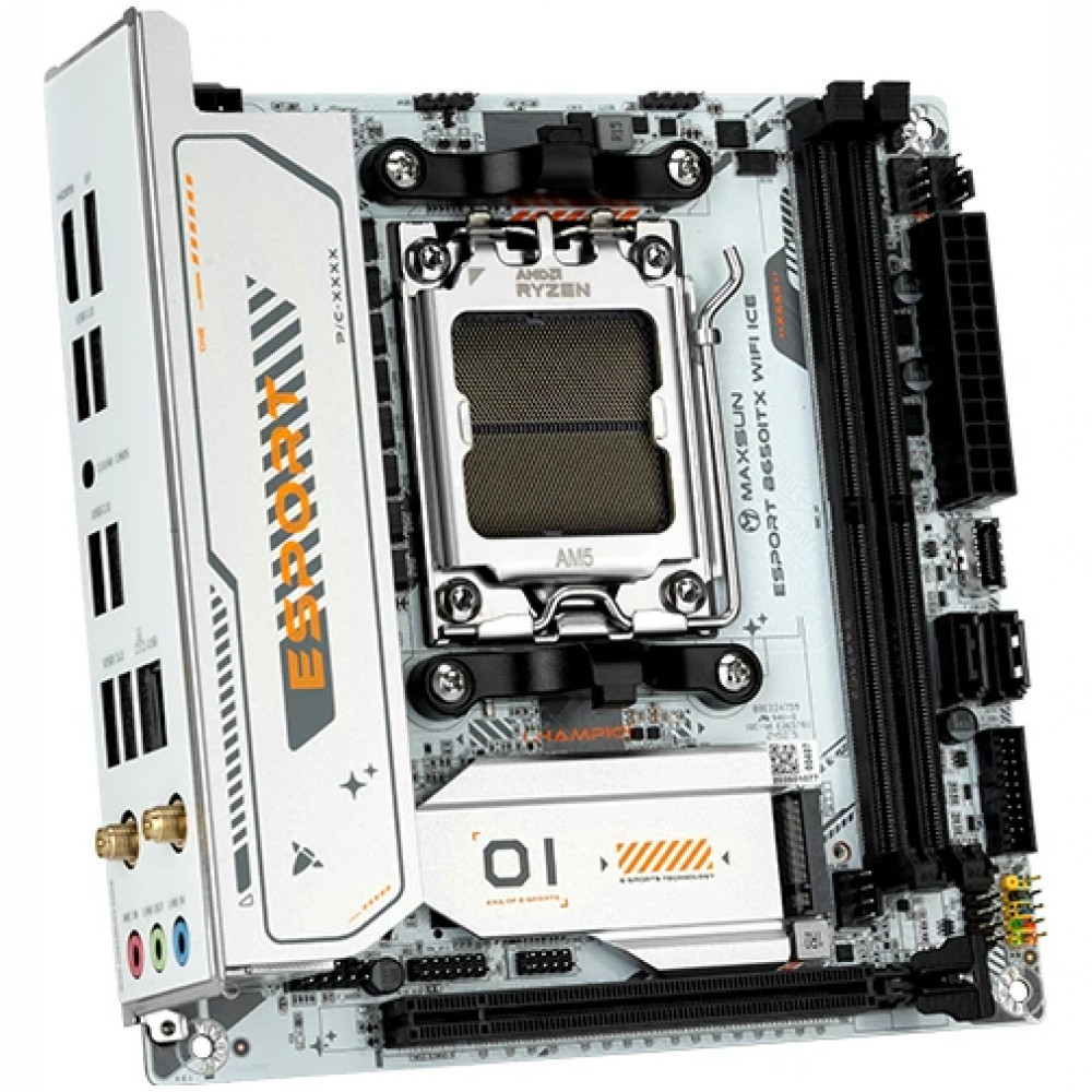 Материнская плата Maxsun MS-eSport B650ITX WIFI Ice Mini-ITX, AMD AM5 - миниатюра 2