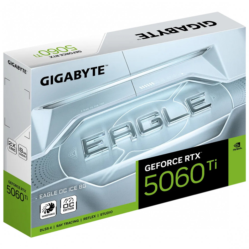 Видеокарта Gigabyte RTX 5060 Ti EAGLE OC ICE GV-N506TEAGLOC ICE-8GD 8 ГБ - миниатюра 3