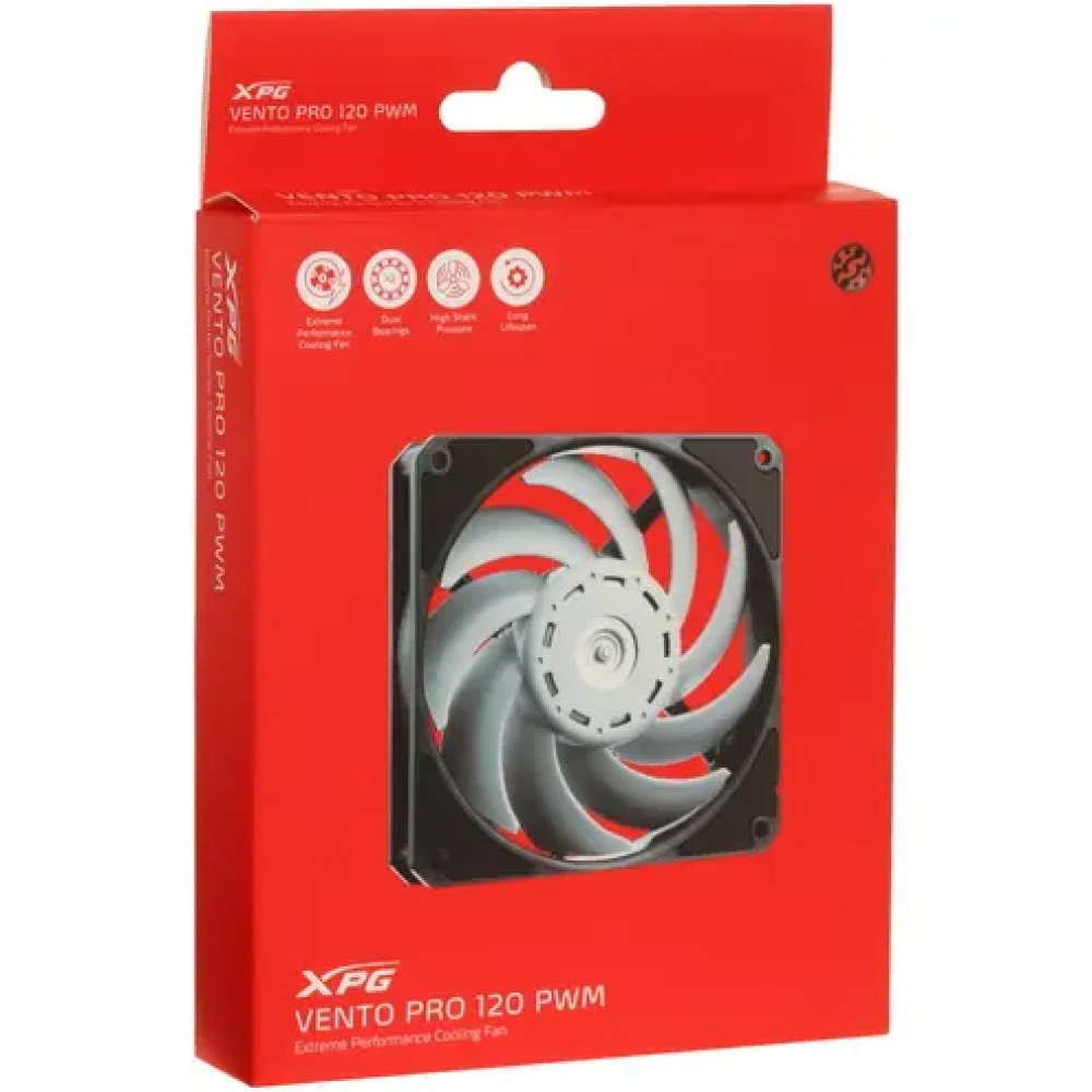Система охлаждения XPG Vento Pro 120 PWM VENTOPRO120PWM-BKCWW Для системного блока - миниатюра 6