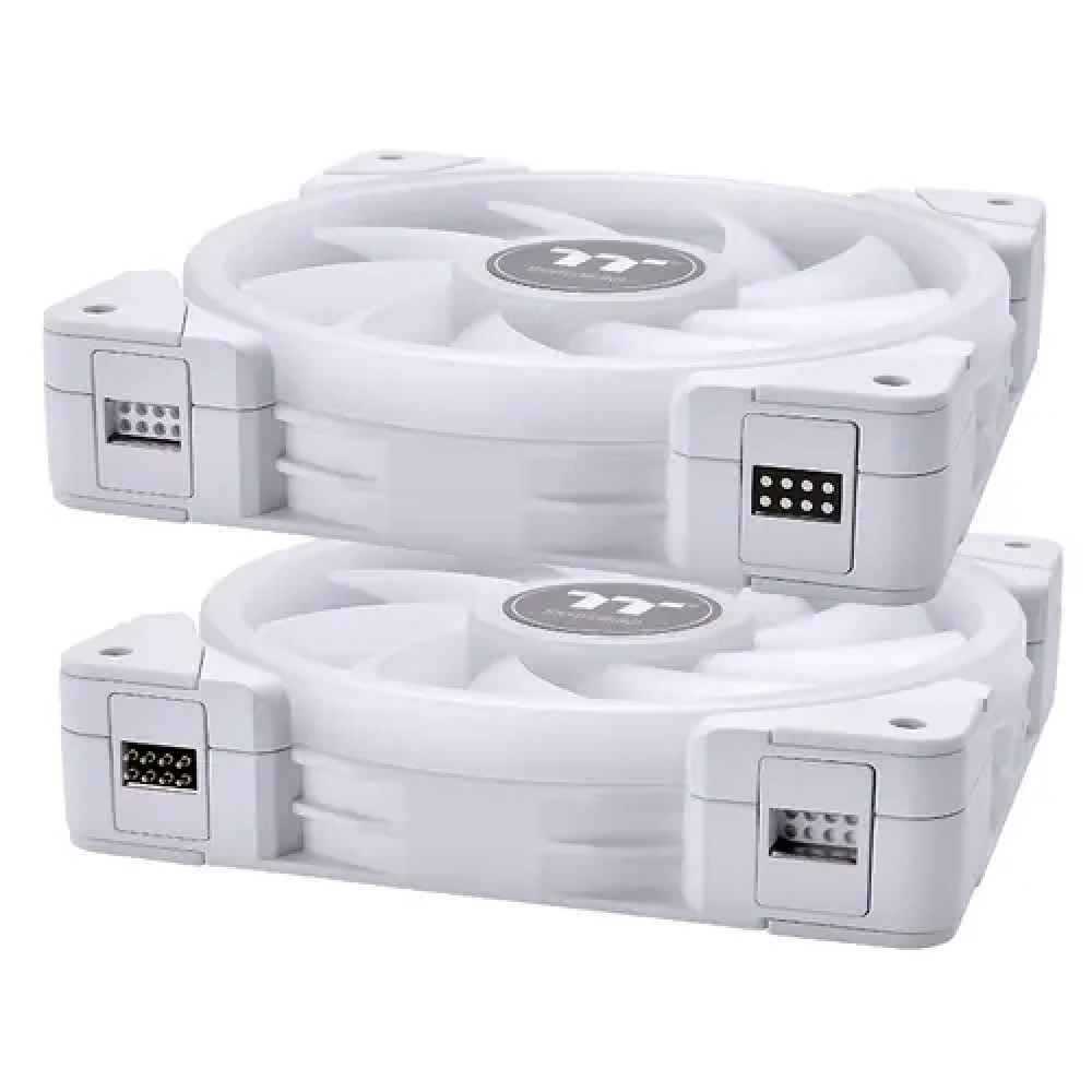 Система охлаждения Thermaltake SWAFAN EX12 RGB PC Cooling Fan White CL-F161-PL12SW-A Для системного блока - миниатюра 2