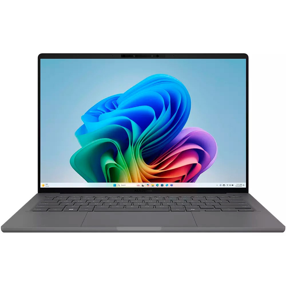 Ноутбук Asus Zenbook A14 Copilot+PC UX3407QA-QD197W 90NB1501-M00RK0 14 ", WUXGA 1920x1200 (16:10), Qualcomm, Snapdragon X, 16 Гб, 512 ГБ, Qualcomm® Adreno™ GPU, Windows 11 Home — фото товара