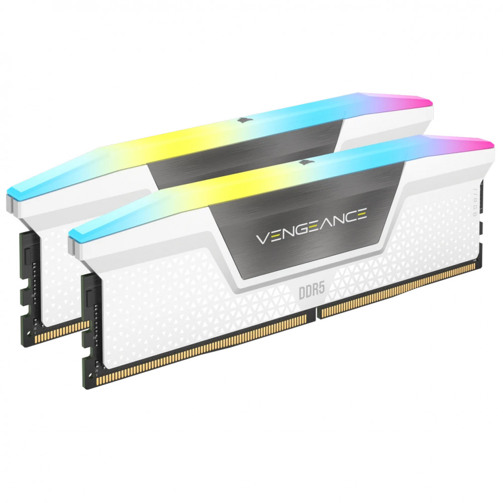 ОЗУ Corsair Vengeance RGB CMH32GX5M2E6000Z36W DIMM, DDR5, 32 Гб (2 х 16 Гб), 6000 МГц — фото товара