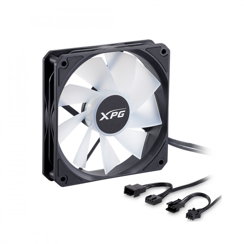 Система охлаждения XPG Ventor 120 ARGB VENTOR120ARGBPWM3C-BKCWW Для системного блока - миниатюра 2