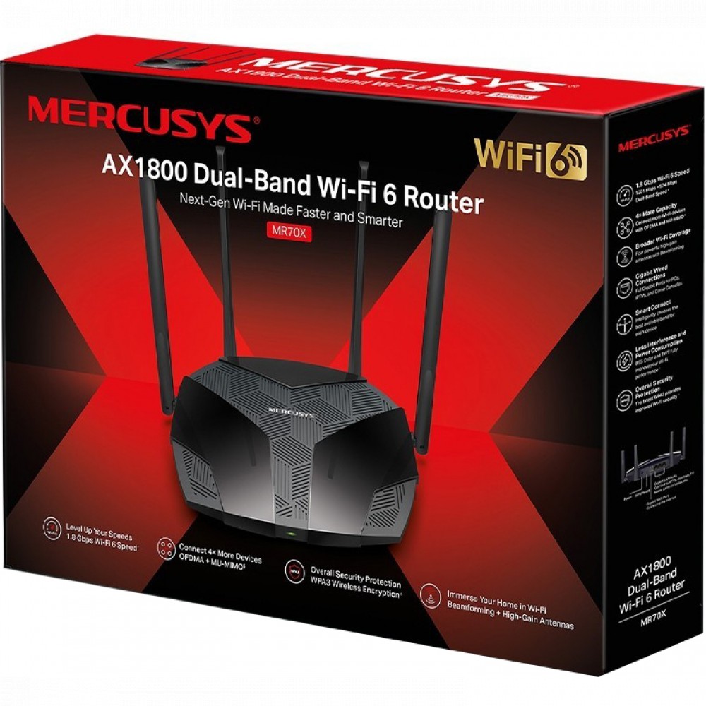 Маршрутизатор для дома Mercusys MR70X - миниатюра 4