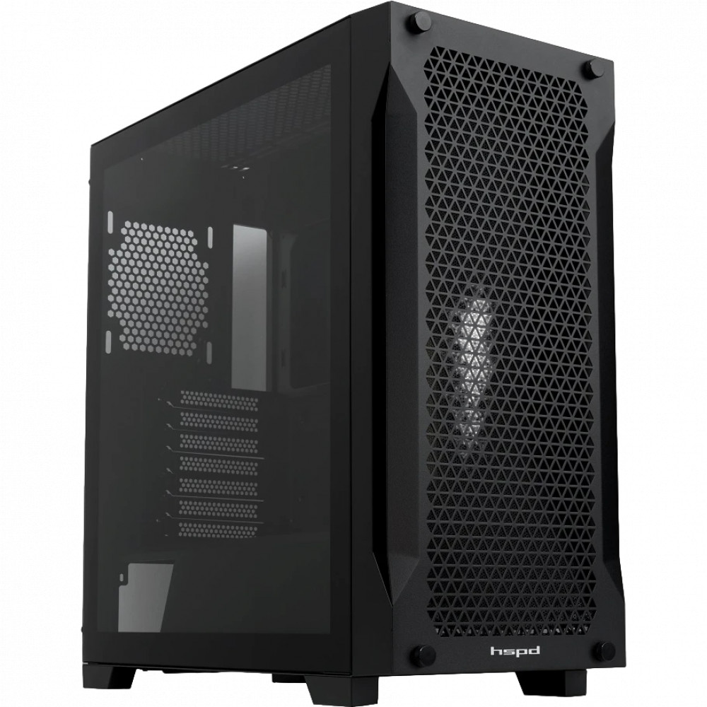 Корпус HSPD M541 Black M541-TGBK Mid-Tower — фото товара