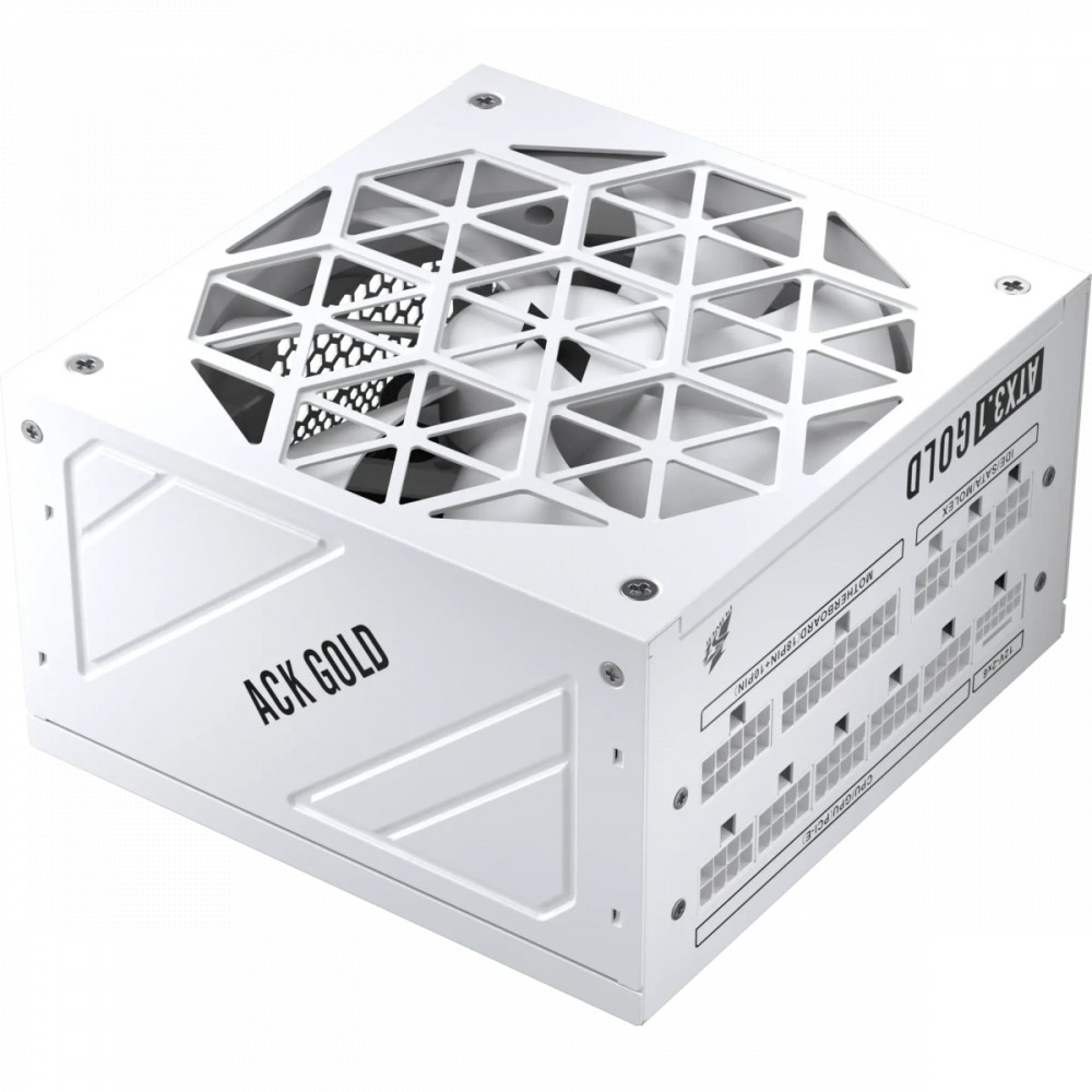 Блок питания 1STPLAYER ACK GOLD HA-850BA2 White HA-850BA2-WH 850 Вт, 80+ Gold — фото товара