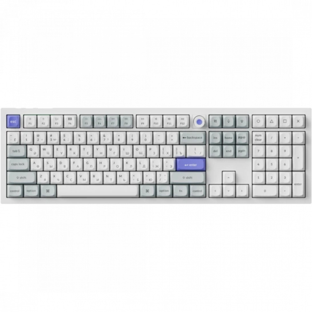 Клавиатура Keychron Q6 HE 8K (Q6HW-P1P) Q6HW-P1P-RU Проводная, USB - миниатюра 2
