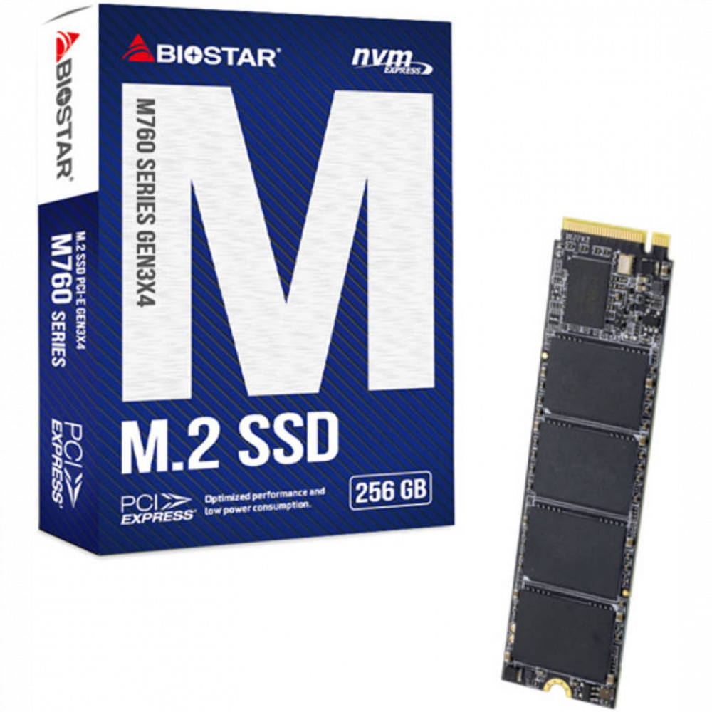 Жесткий диск BIOSTAR M760 M760-256GB SSD (твердотельные), 256 ГБ, M.2 - миниатюра 2