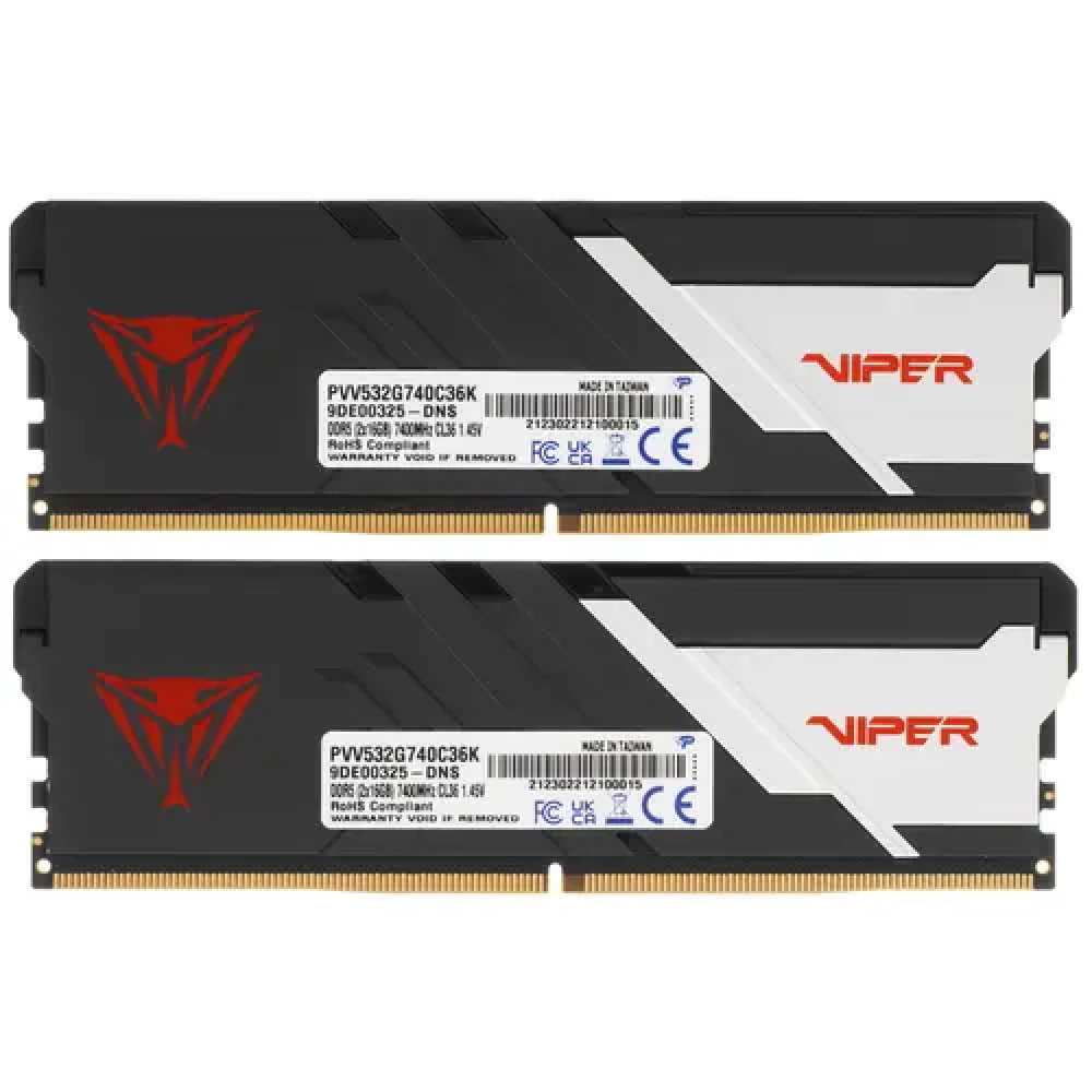 ОЗУ Patriot Viper Venom [PVV532G740C36K] DIMM, DDR5, 32 Гб (2 х 16 Гб), 7400 МГц - миниатюра 2