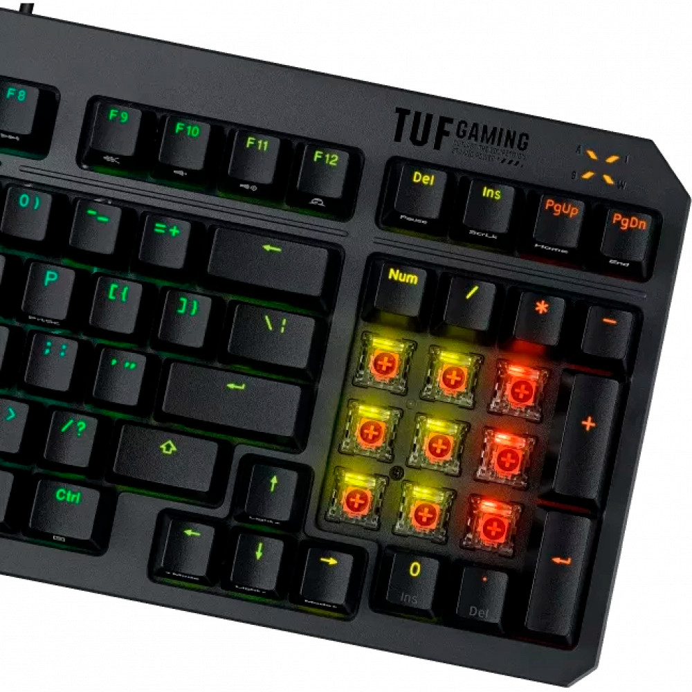 Клавиатура Asus TUF Gaming K3 Gen II Black 90MP0390-BKRA01 Проводная, USB - миниатюра 5