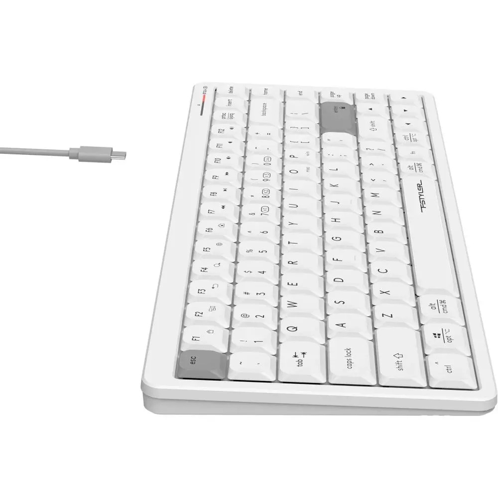 Клавиатура A4Tech Fstyler FBX53C White Беспроводная, Bluetooth - миниатюра 3