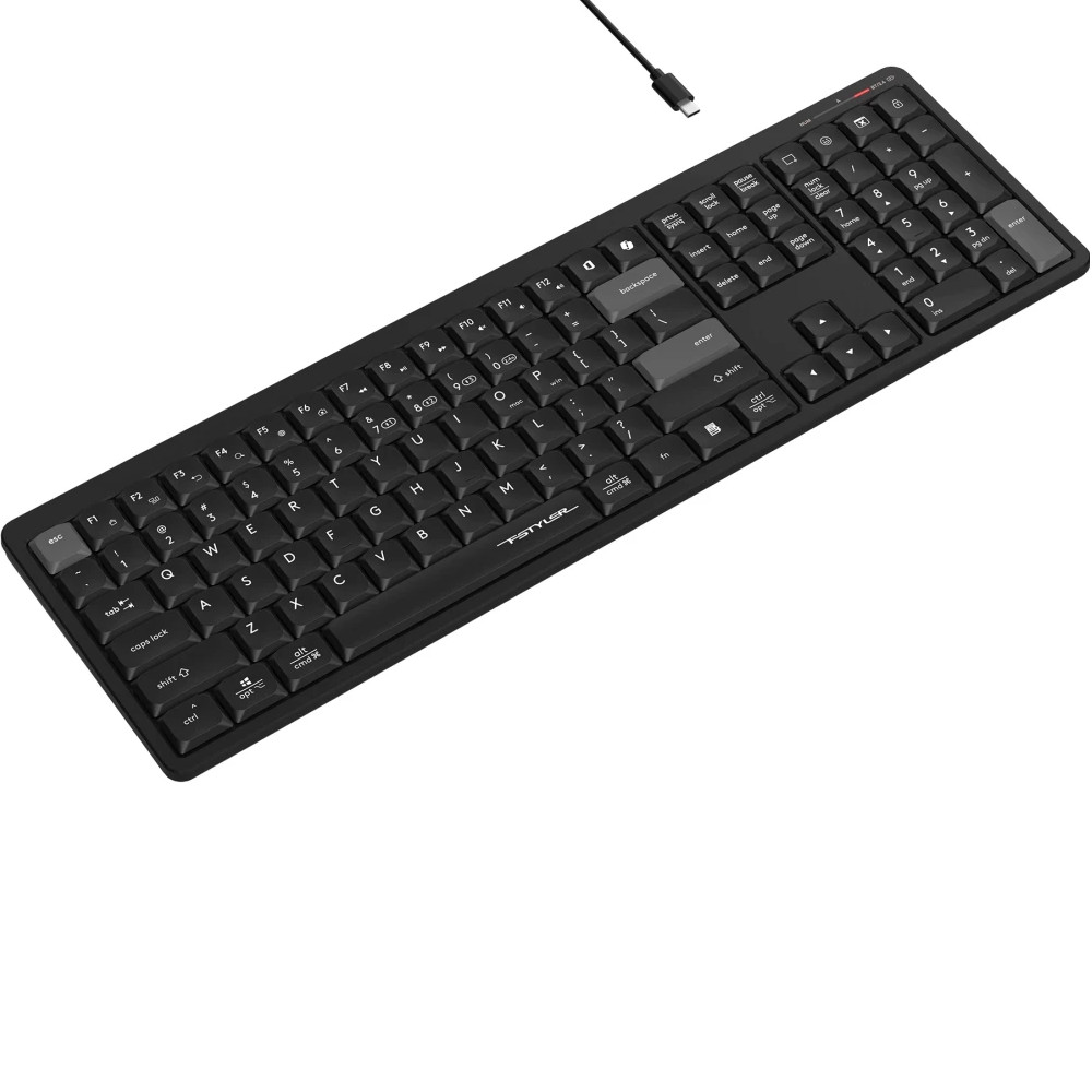 Клавиатура A4Tech Fstyler FBX55C Black FBX55C BLACK Беспроводная, Bluetooth - миниатюра 5