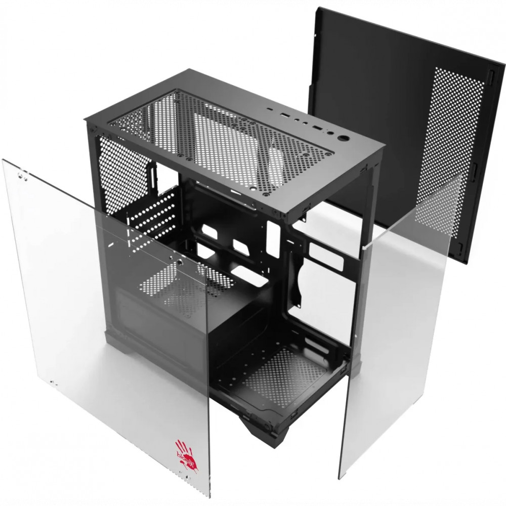 Корпус Bloody BD-CC103 Black BD-CC103-BK Mini-Tower - миниатюра 8