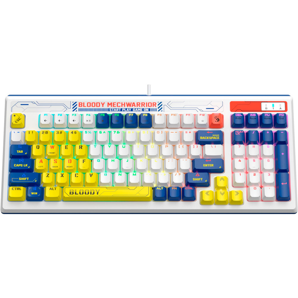 Клавиатура A4Tech Bloody B950 Blue B950/BLUE Проводная, USB - миниатюра 6