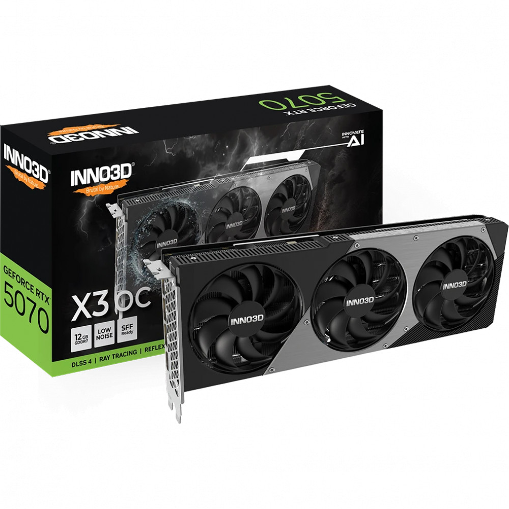 Видеокарта Inno3D RTX5070 ХЗ ОС N50703-12D7X-195064L 12 ГБ - миниатюра 3