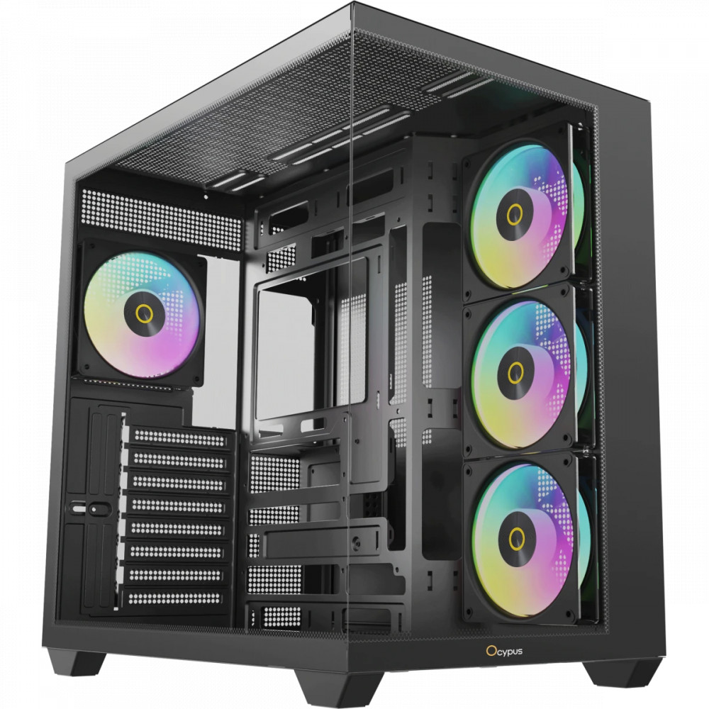 Корпус Ocypus Gamma C74 ARGB Gamma-C74-BKD400XX-GL Mid-Tower — фото товара