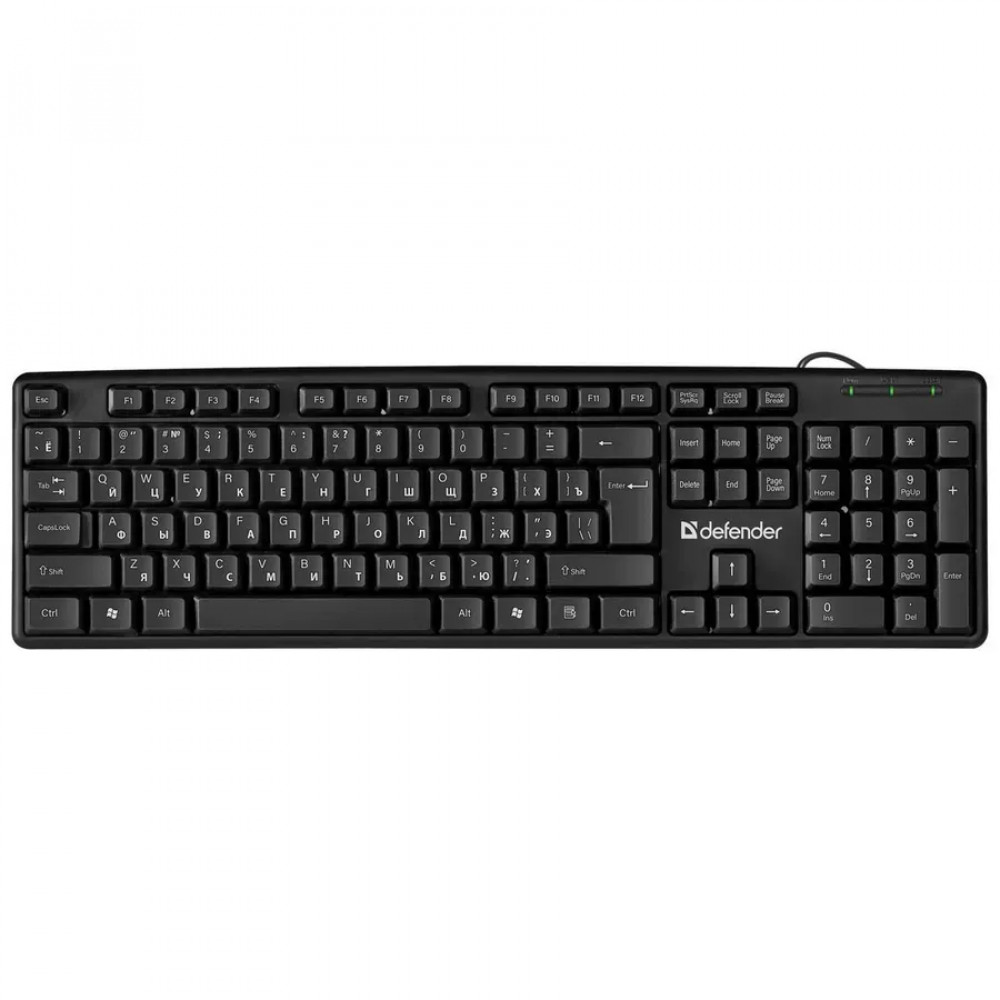Клавиатура Defender Element HB-520 USB 45522 — фото товара