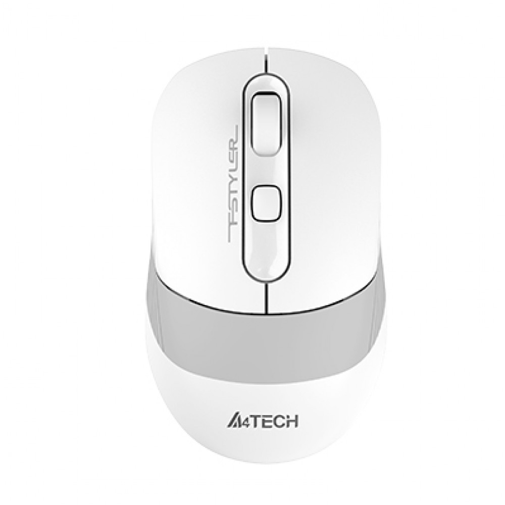 Мышь A4Tech FB10C GRAYISH WHITE Бюджетные, Беспроводная — фото товара