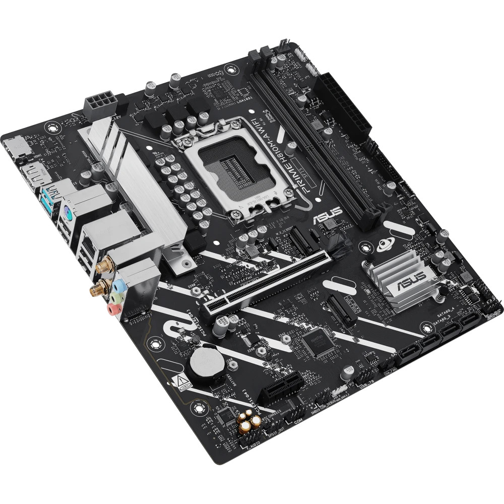 Материнская плата Asus PRIME H810M-A WIFI Micro-ATX, LGA 1851 - миниатюра 3