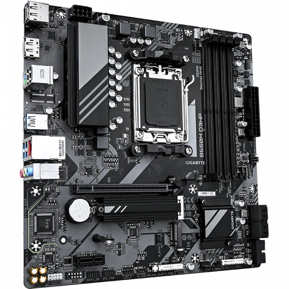 Материнская плата Gigabyte B650M D3HP rev. 1.0 DDR5 Micro-ATX, AMD AM5 - миниатюра 2