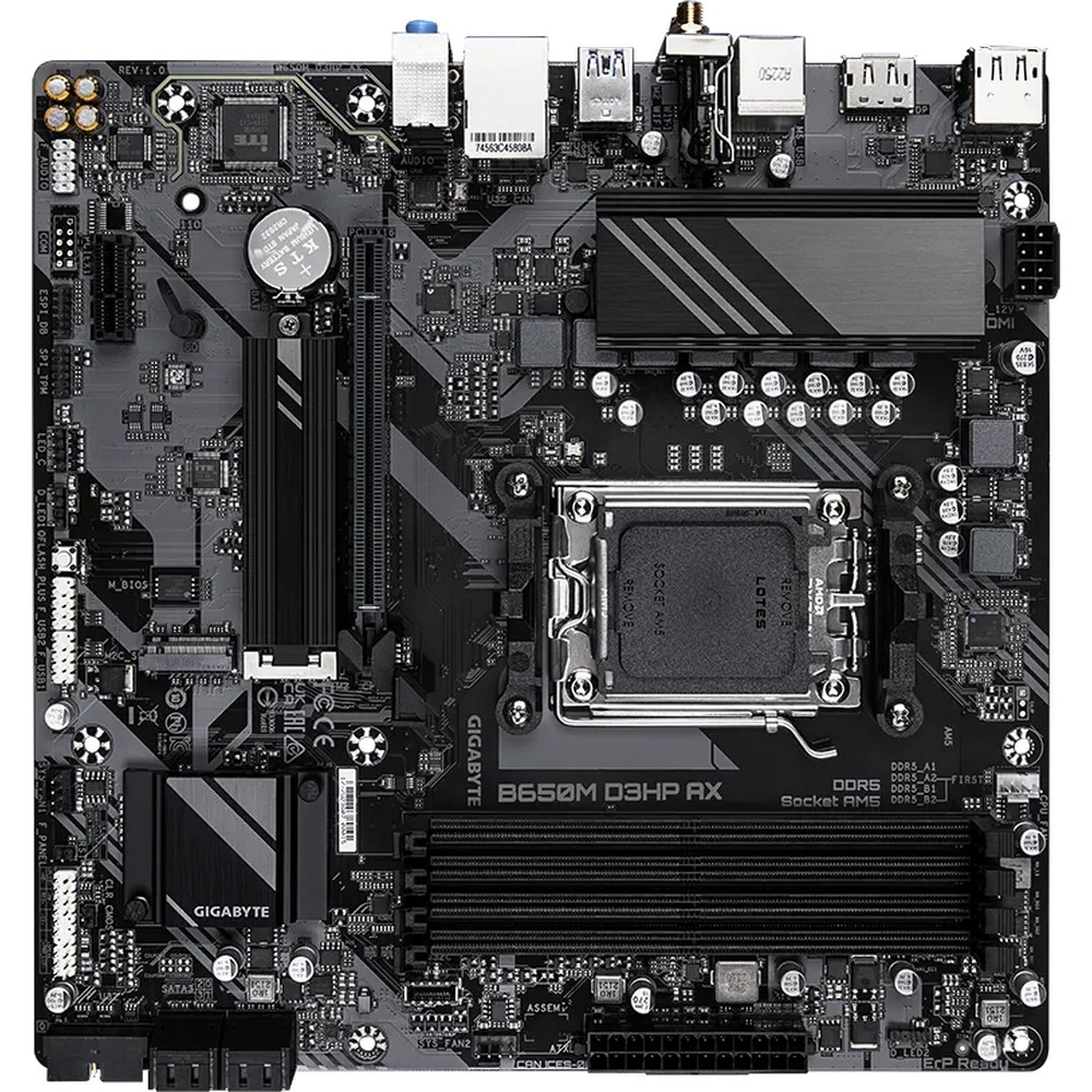 Материнская плата Gigabyte B650M D3HP AX Micro-ATX, AMD AM5 - миниатюра 3