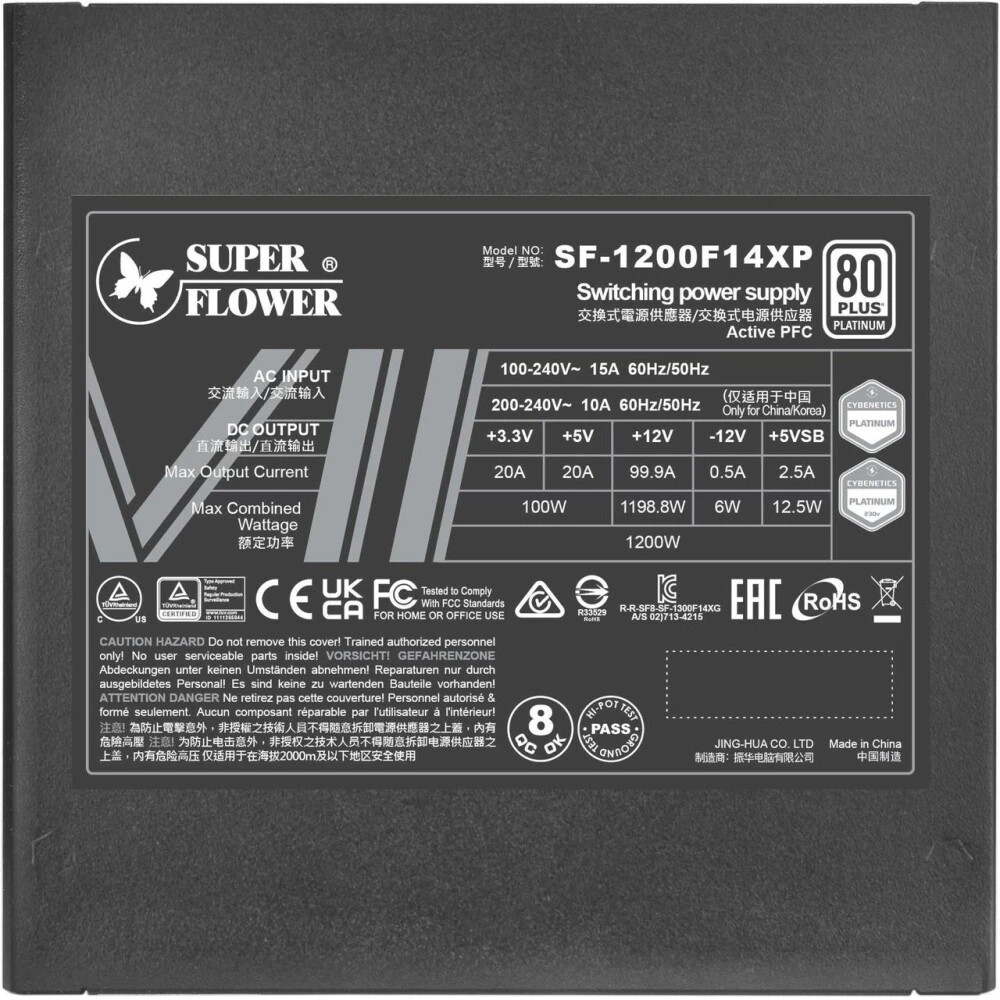 Блок питания Super Flower Leadex VII Platinum PRO SF-1200F14XP 1200 Вт - миниатюра 5