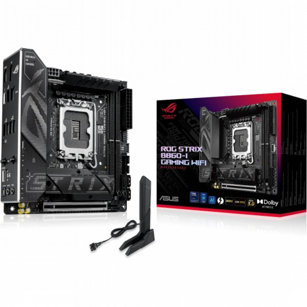 Материнская плата Asus ROG STRIX B860-I GAMING WIFI Mini-ITX, LGA 1851 - миниатюра 8