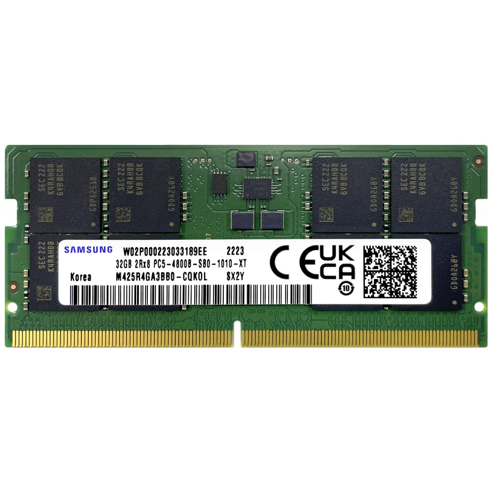 ОЗУ Samsung M425R4GA3BB0 M425R4GA3BB0-CQKOL SO-DIMM, DDR5, 32 Гб, 4800 МГц — фото товара
