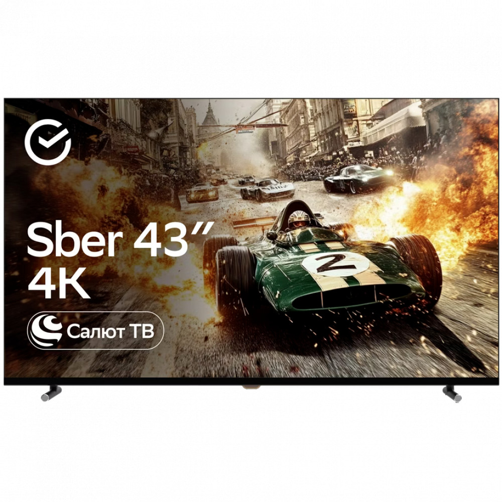 Телевизор Kuppersberg SDX-43U4124 43 ", Smart TV, Черный — фото товара