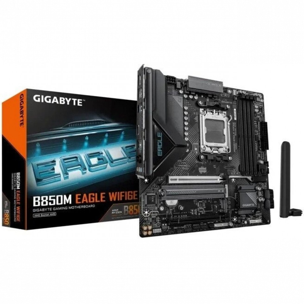 Материнская плата Gigabyte B850M Eagle WIFI6E rev. 1.1 Micro-ATX, AMD AM5 - миниатюра 4