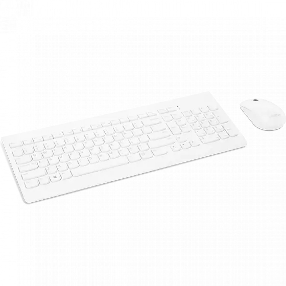 Клавиатура + мышь Lenovo 510 Wireless Combo Keyboard & Mouse White GX31F38001 - миниатюра 4