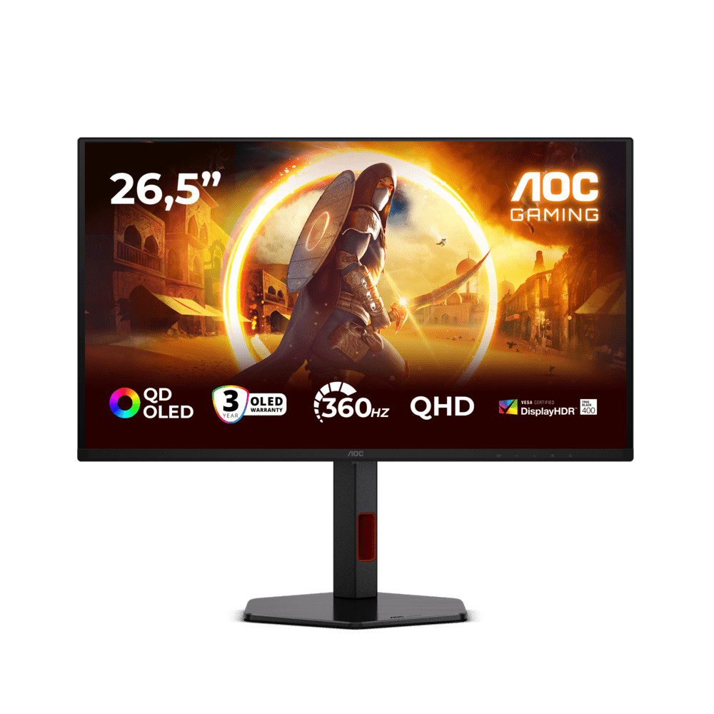 Монитор AOC Q27G4SDR 27 ", QD-OLED, Quad HD 2560x1440 (16:9), 360 Гц — фото товара