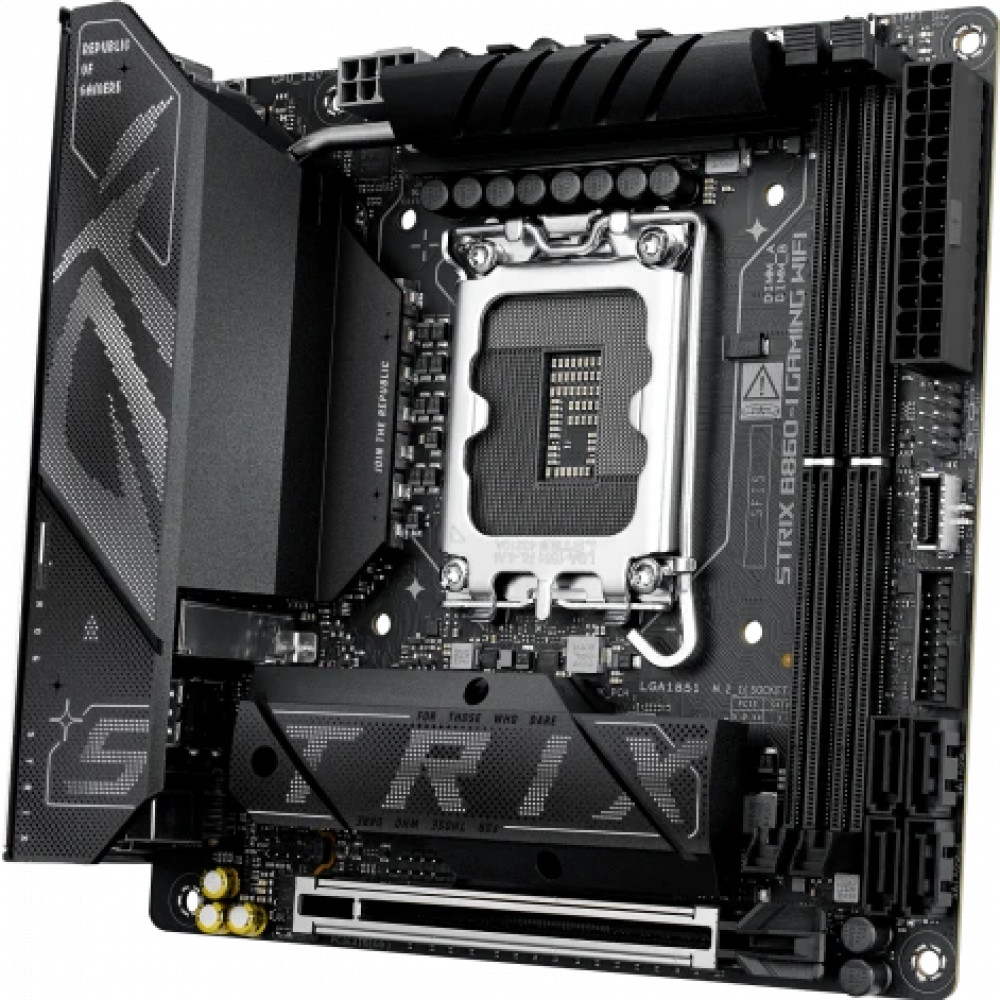 Материнская плата Asus ROG STRIX B860-I GAMING WIFI Mini-ITX, LGA 1851 - миниатюра 2