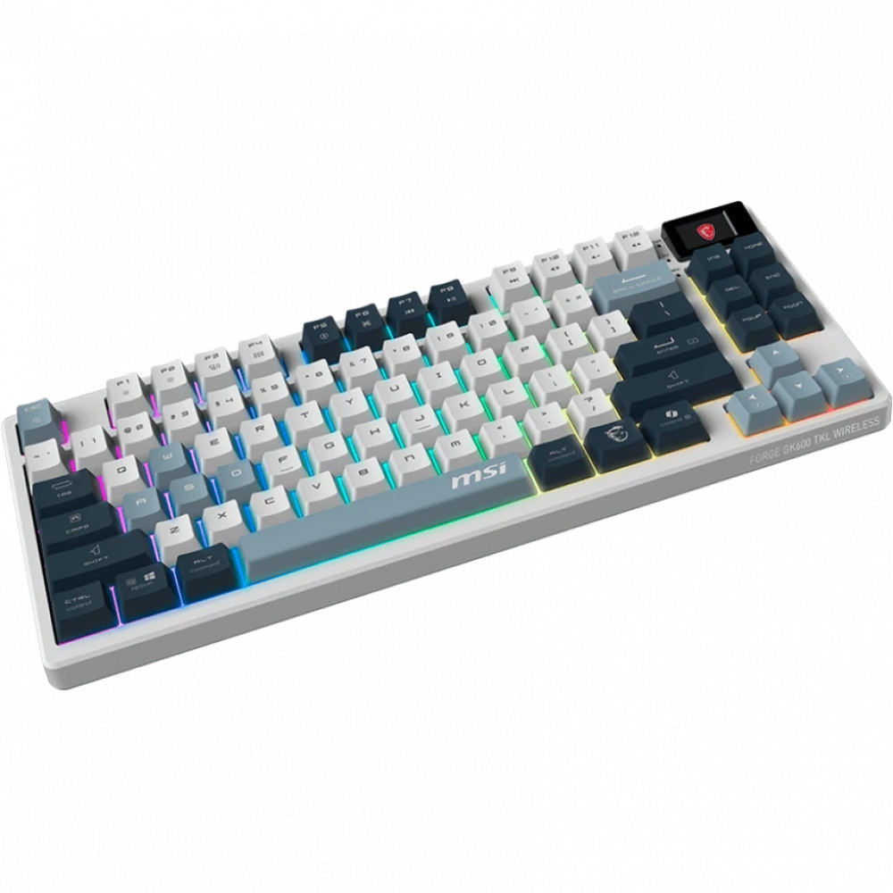 Клавиатура MSI Forge GK600 White S11-43RUP01-HH9 Беспроводная, Bluetooth - миниатюра 2