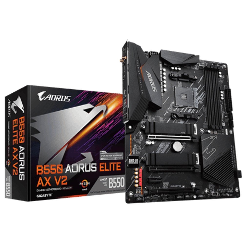 Материнская плата Gigabyte B550 AORUS ELITE AX V2 ATX, AMD AM4 — фото товара