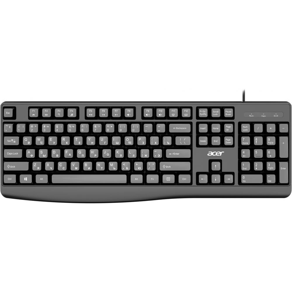 Клавиатура Acer OKW301 ZL.KBDCC.01A Проводная, USB — фото товара