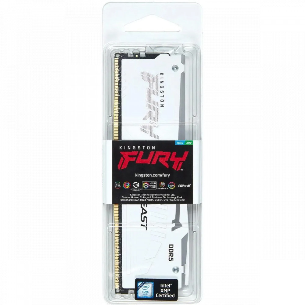 ОЗУ Kingston Fury Beast White Expo KF556C36BWEA-32 DIMM, DDR5, 32 Гб, 5600 МГц - миниатюра 2
