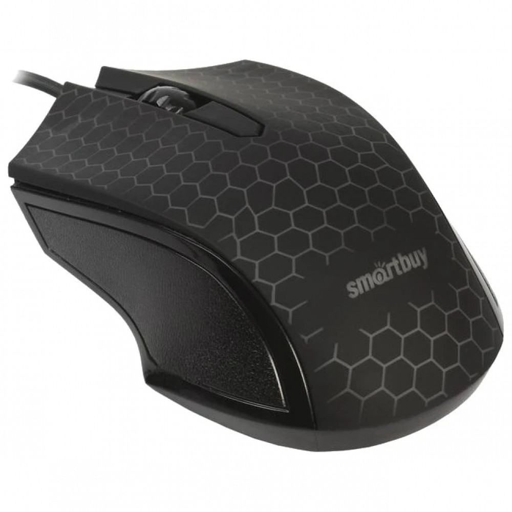 Мышь SmartBuy One 334 Black SBM-334-K Бюджетные, Проводная - миниатюра 2